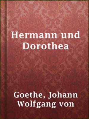 cover image of Hermann und Dorothea